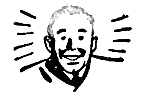 Blushing man